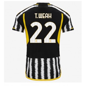 Juventus Timothy Weah #22 Replica Home Stadium Shirt 2023-24 Short Sleeve